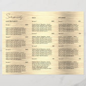 Imitate Gold Fohlen Rosa Preisliste (Rückseite)