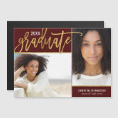 Imitate Gold Foil 2 Foto Abschluss Ankündigung (Vorne/Hinten)