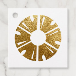 Imitate Gold Foil Ananas Event Planner Geschenkanhänger