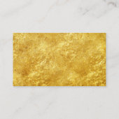 Imitate Gold Foil Business Card Visitenkarte (Rückseite)