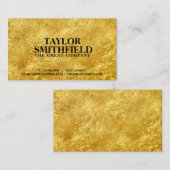 Imitate Gold Foil Business Card Visitenkarte (Vorne/Hinten)