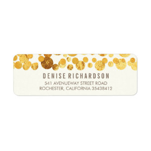 Imitate Gold Foil Confetti
