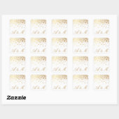 Imitate Gold Foil Confetti Dots Sticker III (Blatt)