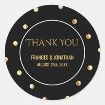 Imitate Gold Foil Confetti | Hochzeit Vielen Dank