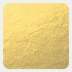 Imitate Gold Foil Effekt gedruckt Quadratischer Aufkleber
