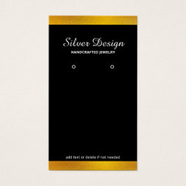 Imitate Gold Foil Minimalistische Anzeige - Schwar