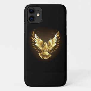 Imitate Gold Foil Peace Dove auf Black Case-Mate iPhone Hülle