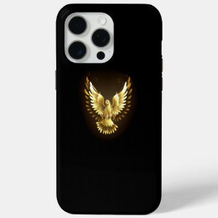Imitate Gold Foil Peace Dove auf Black Case-Mate iPhone Hülle