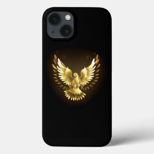 Imitate Gold Foil Peace Dove auf Black Case-Mate iPhone Hülle