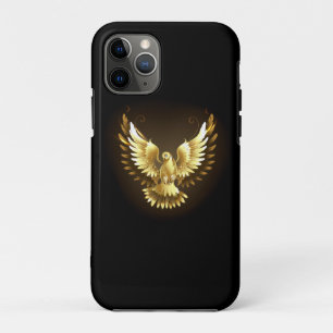 Imitate Gold Foil Peace Dove auf Black Case-Mate iPhone Hülle