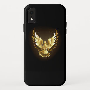 Imitate Gold Foil Peace Dove auf Black Case-Mate iPhone Hülle