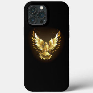 Imitate Gold Foil Peace Dove auf Black Case-Mate iPhone Hülle