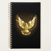Imitate Gold Foil Peace Dove auf Black Planer (Vorderseite)
