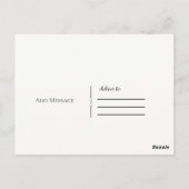 Imitate Gold Foil Script Vielen Dank Postkarte (Rückseite)