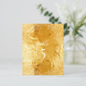Imitate Gold Foil Table Rokoko Botanischer Kranz (Stehend Vorderseite)