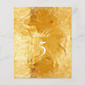 Imitate Gold Foil Table Rokoko Botanischer Kranz (Vorderseite)