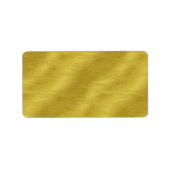 Imitate Gold Foil Texture Hintergrund Sparkle Vorl Adressaufkleber (Vorne)