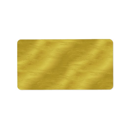 Imitate Gold Foil Texture Hintergrund Sparkle Vorl Adressaufkleber (Vorne)