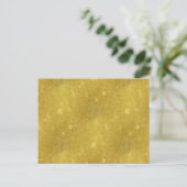 Imitate Gold Foil Texture Hintergrund Sparkle Vorl Postkarte (Stehend Vorderseite)