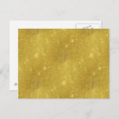 Imitate Gold Foil Texture Hintergrund Sparkle Vorl Postkarte (Vorne/Hinten)
