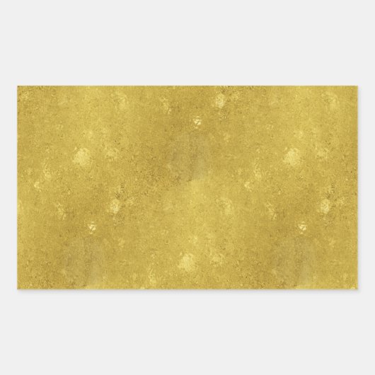 Imitate Gold Foil Texture Hintergrund Sparkle Vorl Rechteckiger Aufkleber (Vorderseite)