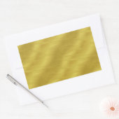 Imitate Gold Foil Texture Hintergrund Sparkle Vorl Rechteckiger Aufkleber (Umschlag)