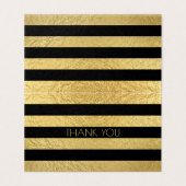 Imitate Gold Foil Texture und Black Strip Vielen D (Außenseite Aufgefaltet)