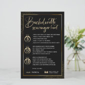 Imitate Gold Frame Bachelorette Scavenger Jagdspie (Stehend Vorderseite)