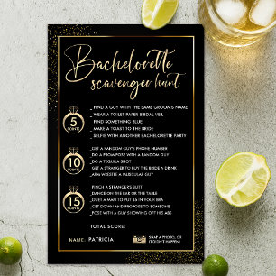 Imitate Gold Frame Bachelorette Scavenger Jagdspie