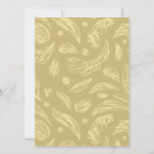 Imitate Gold Frame Happy Holidays Weihnachts-Foto Karte (Rückseite)