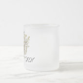 Imitate Gold Französische Rose Mattglastasse (Mittel)