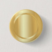 Imitate Gold Glamour Elegante Trendy Template Button (Vorderseite)