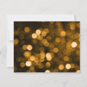 Imitate Gold Glittering Fab Confetti Glitzern Dots Einladung (Rückseite)
