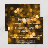 Imitate Gold Glittering Fab Confetti Glitzern Dots Einladung (Vorne/Hinten)
