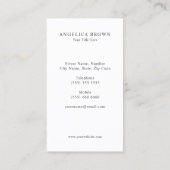 Imitate Gold Glitzer Ananas Business Card Visitenkarte (Rückseite)