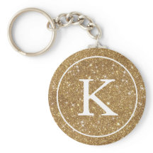 Imitate Gold Glitzer Circle | Monogramm