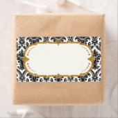 Imitate Gold Glitzer Damask Blumenmuster Business (Insitu)