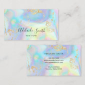 ・IMITATE Gold Glitzer Details zu IMITATEN holograf Visitenkarte (Vorne/Hinten)