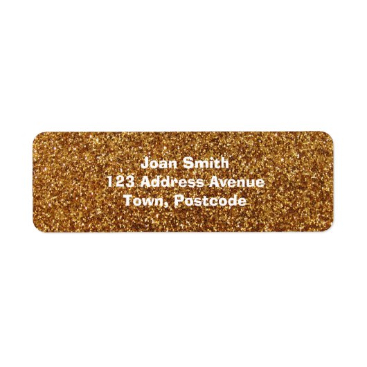 Imitate Gold Glitzer Grafik (Vorne)