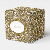 Imitate Gold Glitzer Günstige Geschenkboxen Geschenkschachtel (Vorderseite)