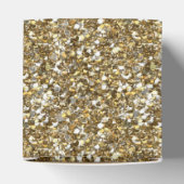 Imitate Gold Glitzer Günstige Geschenkboxen Geschenkschachtel (Oben)