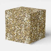 Imitate Gold Glitzer Günstige Geschenkboxen Geschenkschachtel (Rückseite)