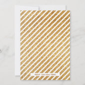 Imitate Gold Glitzer Niedlich Blue Princess Aqiqah Einladung (Rückseite)