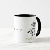 Imitate Gold Glitzer Tasse (VorderseiteRechts)