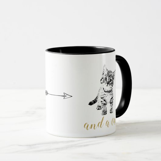 Imitate Gold Glitzer Tasse (VorderseiteRechts)