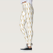 Imitate Gold Glitzer Weihnachtsbaum Leggings (Links)