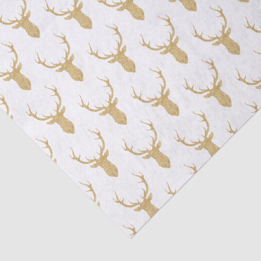 Imitate Gold Glitzer Weihnachtsbaum Seidenpapier (Ausschnitt)