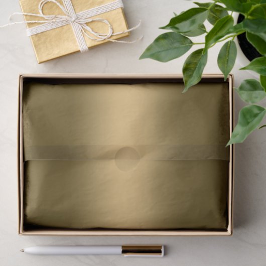 Imitate Gold Gradient Metallic Seidenpapier (Geschenk)