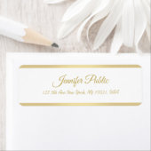 Imitate Gold Hand Script Moderne elegante Vorlage (Insitu)