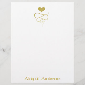 Imitate Gold Heart Ornament | Personalisierte Stat